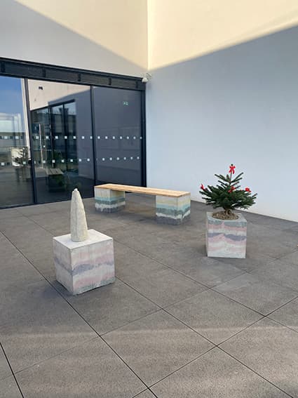 Objem (Embrace) — permanent installation at TU Wien